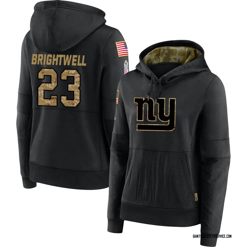 Men's Gary Brightwell New York Giants No.37 Limited 2021 Salute To Service  Jersey - Olive